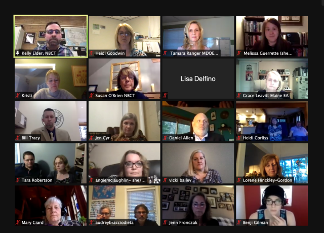 mdoenews's tweet card. Maine recognized 21 teachers newly certified by the National Board for Professional Teaching Standards (NBPTS) during an April 8 virtual ceremony. These exemplary educators join more than 400 teach…