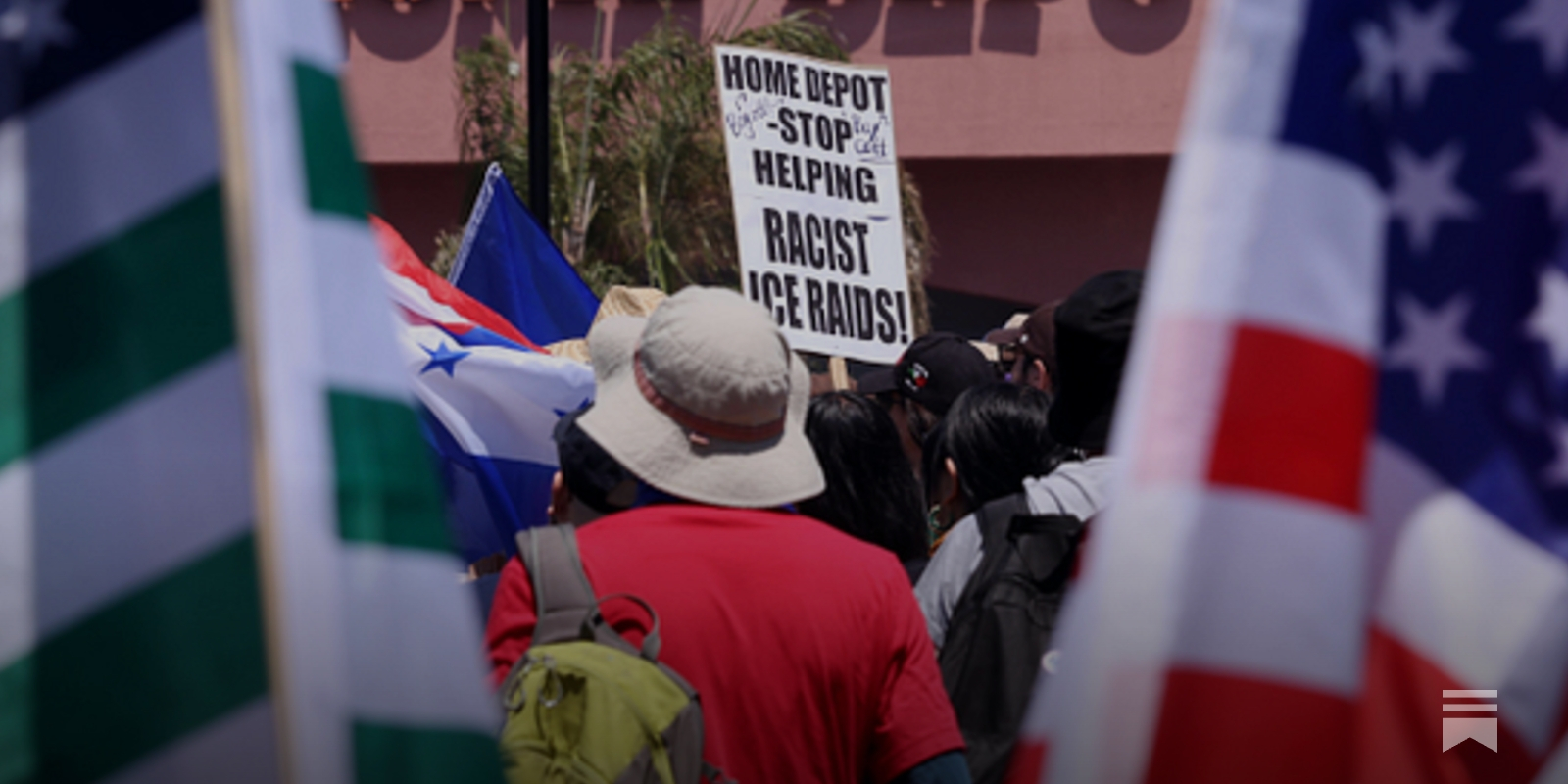 Carrasquillo's tweet card. Activists are targeting the reputations of Home Depot, AT&T, and other businesses.