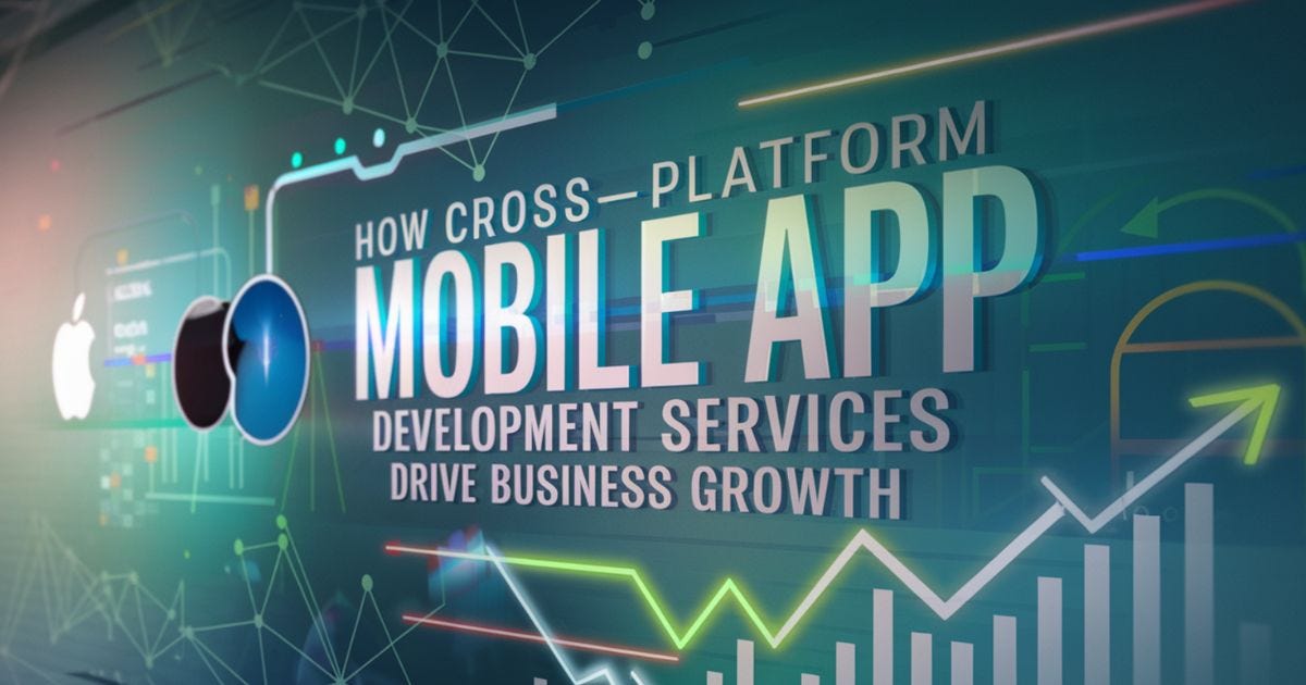 KrunalVyaas's tweet card. Unlock business growth with Cross Platform mobile app development services. Discover how these solutions boost engagement and cut costs!