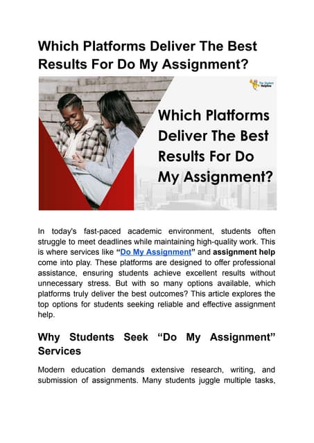 Jordan042574402's tweet card. Best Platforms to Get “Do My Assignment” & Assignment Help