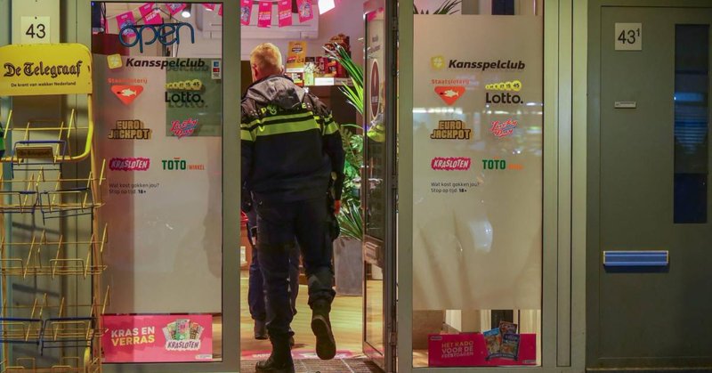 Gewapende overval bij tabakszaak