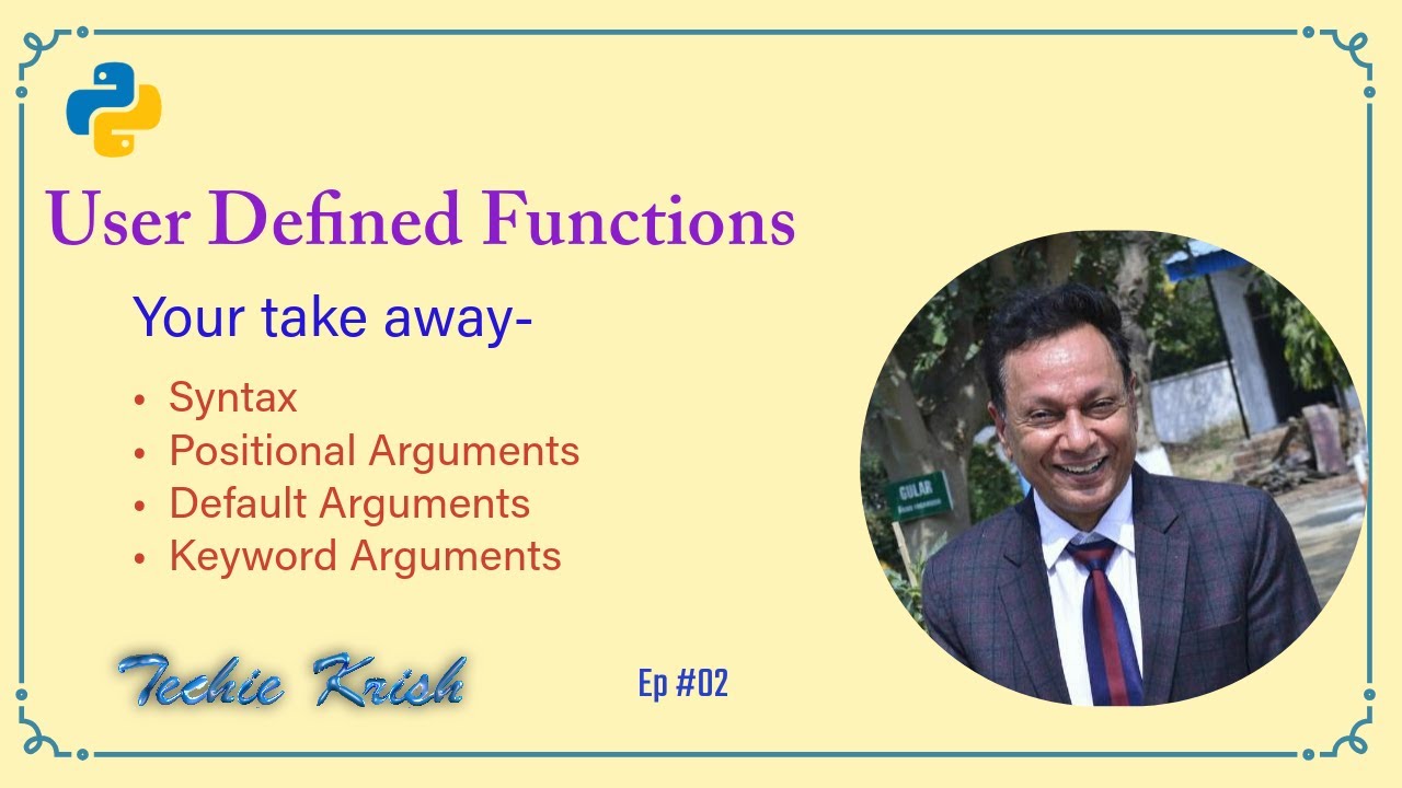 GEGAgraIndia's tweet card. Positional | Default | Keyword |Arguments | return | Python | CS | IP...