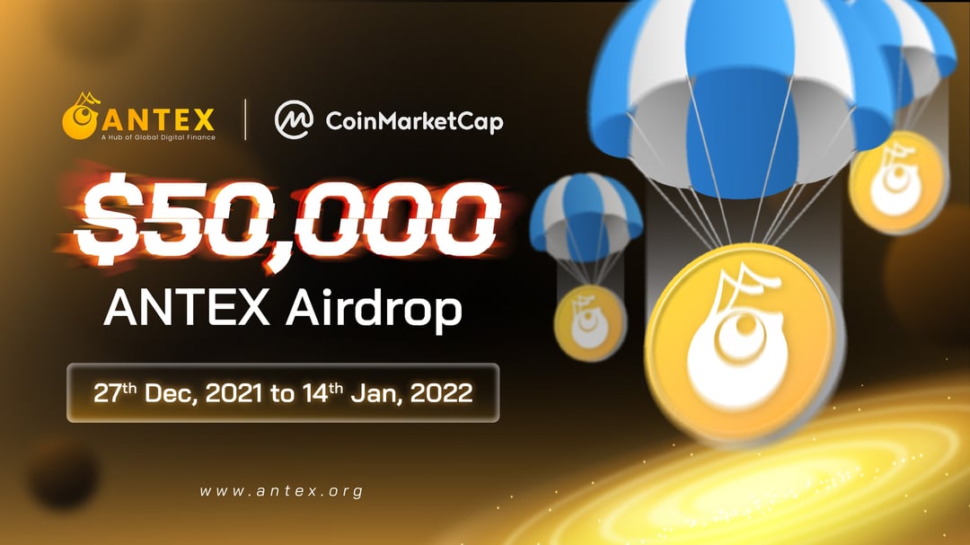 yongzhouunknown's tweet card. 🔥$50,000 ANTEX Airdrop🔥 AntLaunch Welcome Event We are pleased to announce the free distribution of ANTEX tokens to the community on CoinMarketCap. 🎁 The total reward is $50,000 ANTEX in Airdrop...