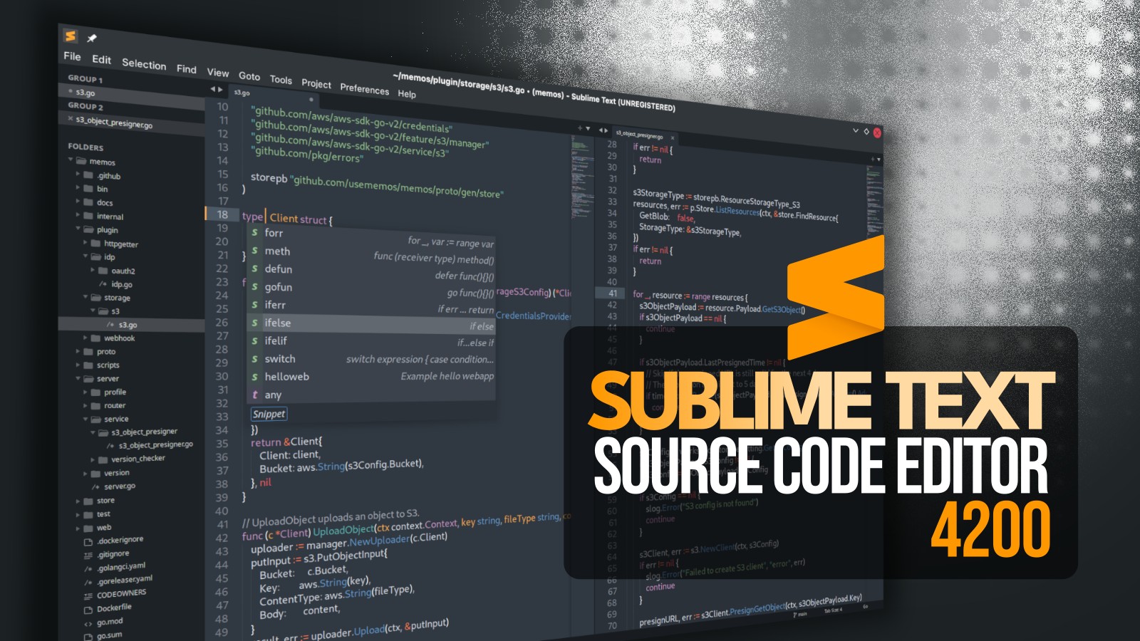 linuxiac's tweet card. Sublime Text 4 Code Editor build 4200 adds right-side sidebar support, plugin host settings, TOML and Zsh syntax, and more.