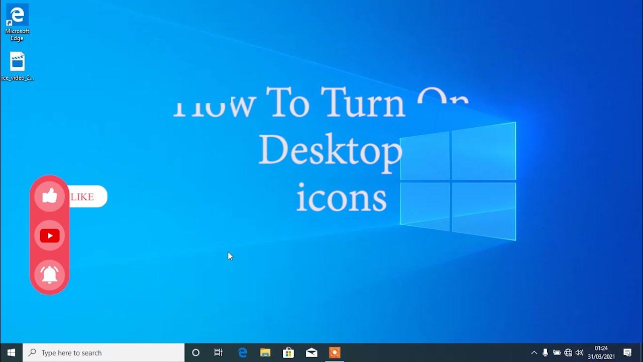 itnext7's tweet card. HOW TO TURN ON WINOWS 10 DESTOP ICONS 2021 | IT NEXT