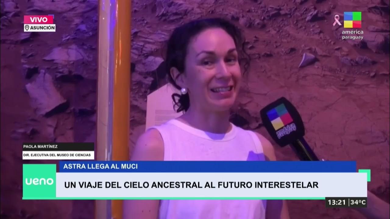 muci_py's tweet card. Entrevista AMERICA TV - Te presentamos ASTRA, la nueva exhibición de...