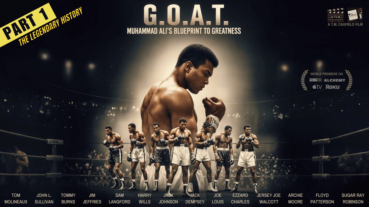 TashaCaufield's tweet card. G.O.A.T.: Muhammad Ali’s Blueprint to Greatness (PART 1) (AI Film)