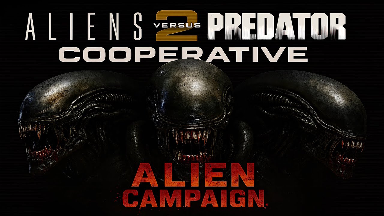 avp2game's tweet card. Aliens vs. Predator 2 - COOPERATIVE MOD | FULL ALIEN CAMPAIGN |...
