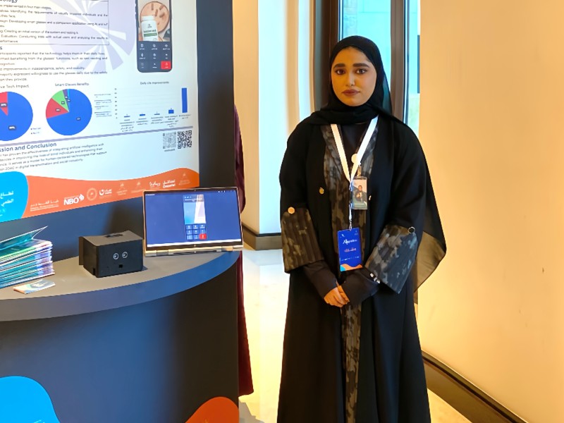drmikemyers's tweet card. Omani student develops AI- and IoT-powered smart glasses to help visually impaired users navigate safely and independently.