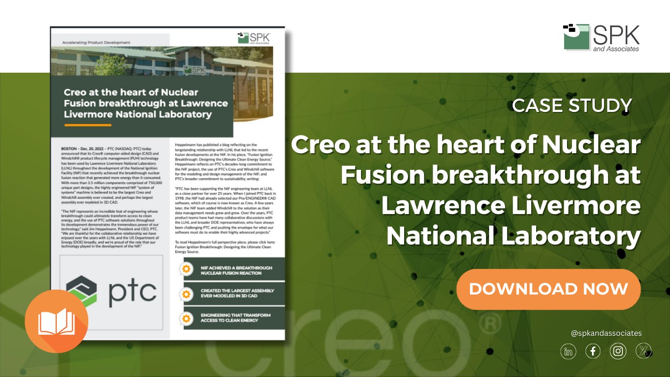 spkaa's tweet card. Creo at the heart of Nuclear Fusion breakthrough at Lawrence Livermore National Laboratory