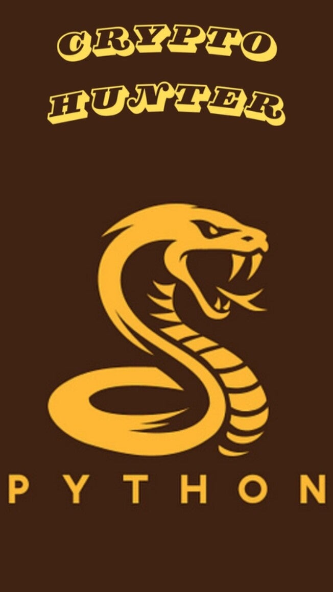 PythonC11137's tweet card. Crypto Hunter Python