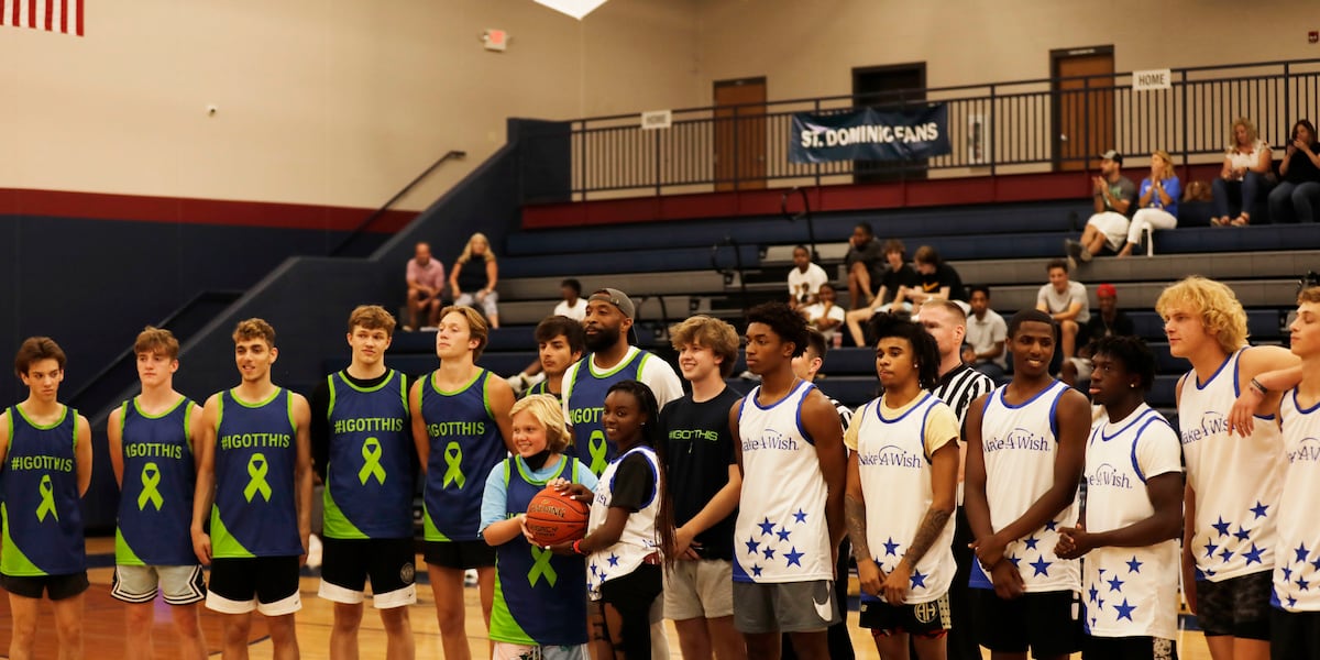 KMOV's tweet card. A young teen found a fun way to give back to the community, through the love of basketball.