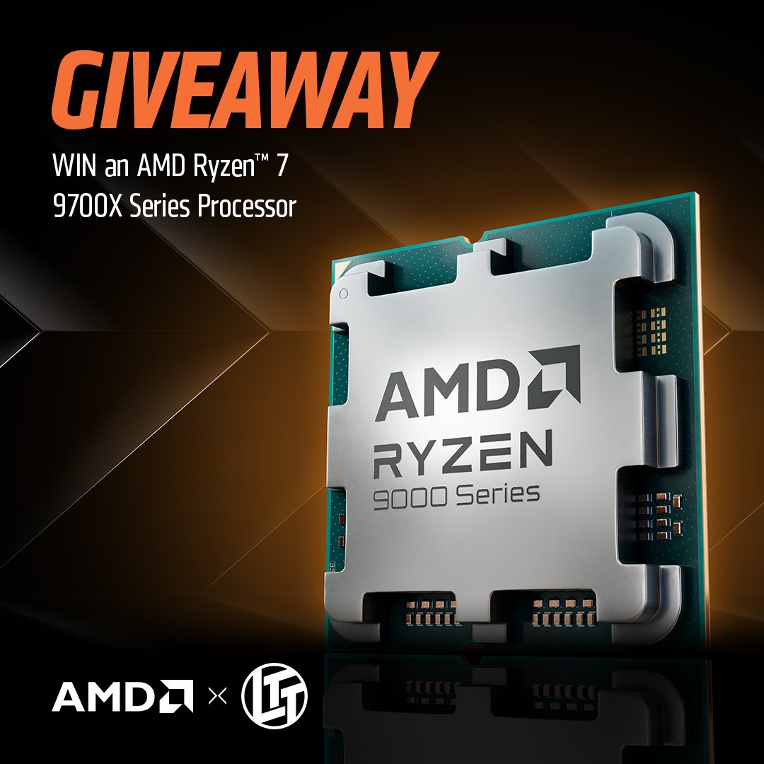 Dvst8tor's tweet card. THREE WINNERS WILL BE CHOSEN Enter to Win one (1) of three (3) AMD Ryzen™ 7 9700X CPU WHO IS AMD RED TEAM? AMD Red Team is a diverse group of influencers in the desktop gaming & tech community. We...