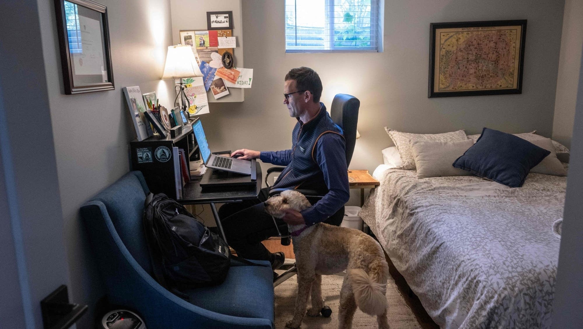 helpusell's tweet card. A new report shows that nearly half of people working from home, who moved to a different state, made their decision based on housing.