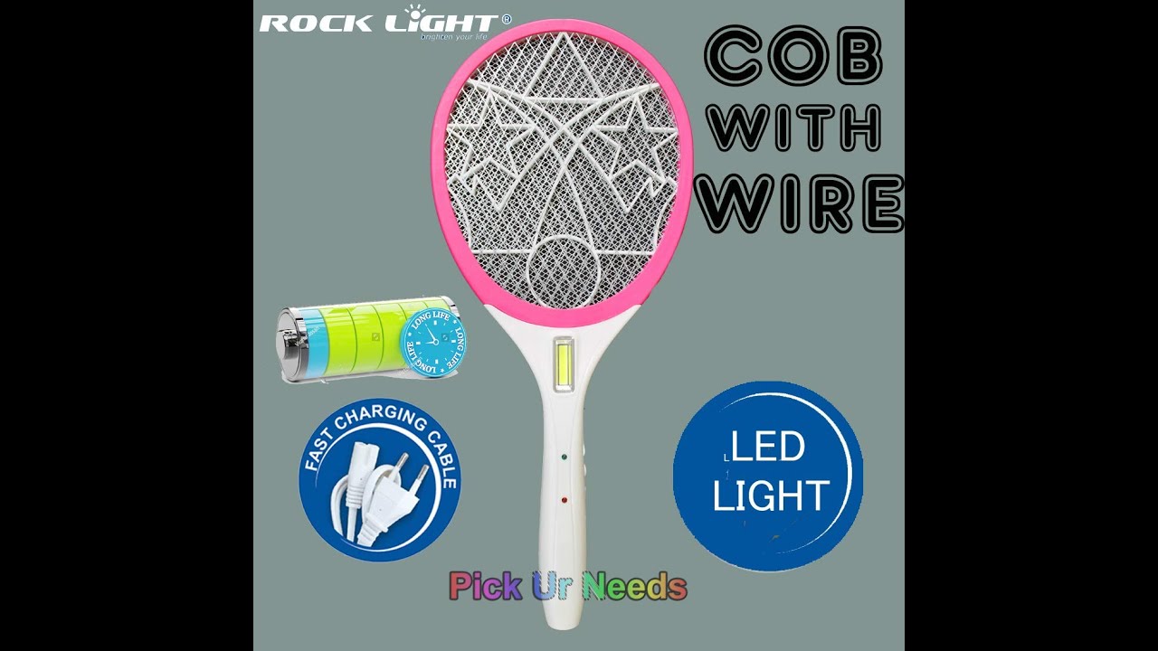 MuthamilTech's tweet card. Rock Light Mosquito Killer Bat Review and Unboxing