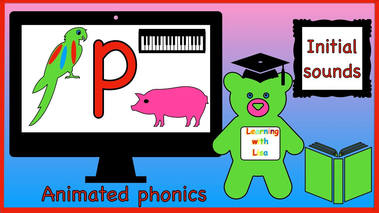lisa_learning's tweet card. p | Phonics phase 2: Initial sound 'p'