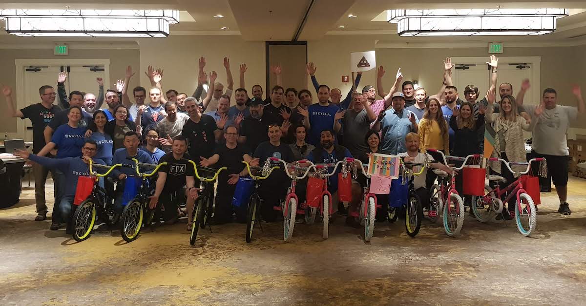 TalLeibovitch's tweet card. After ScyllaDB Summit, ScyllaDB had a corporate offsite in beautiful Sonoma, California. Because all work and no play makes ScyllaDB a dull monster!