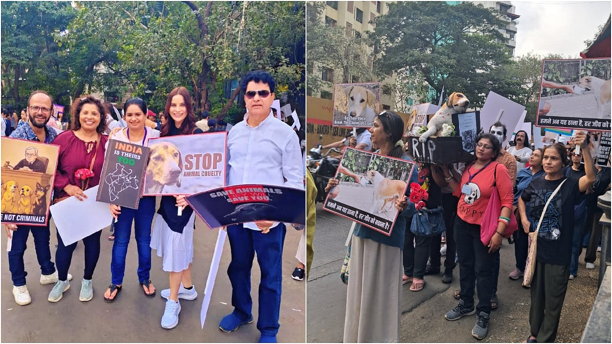 fpjindia's tweet card. Mumbai News: Hundreds Join Silent March In Versova To Oppose Removal Of Community Dogs And Demand...