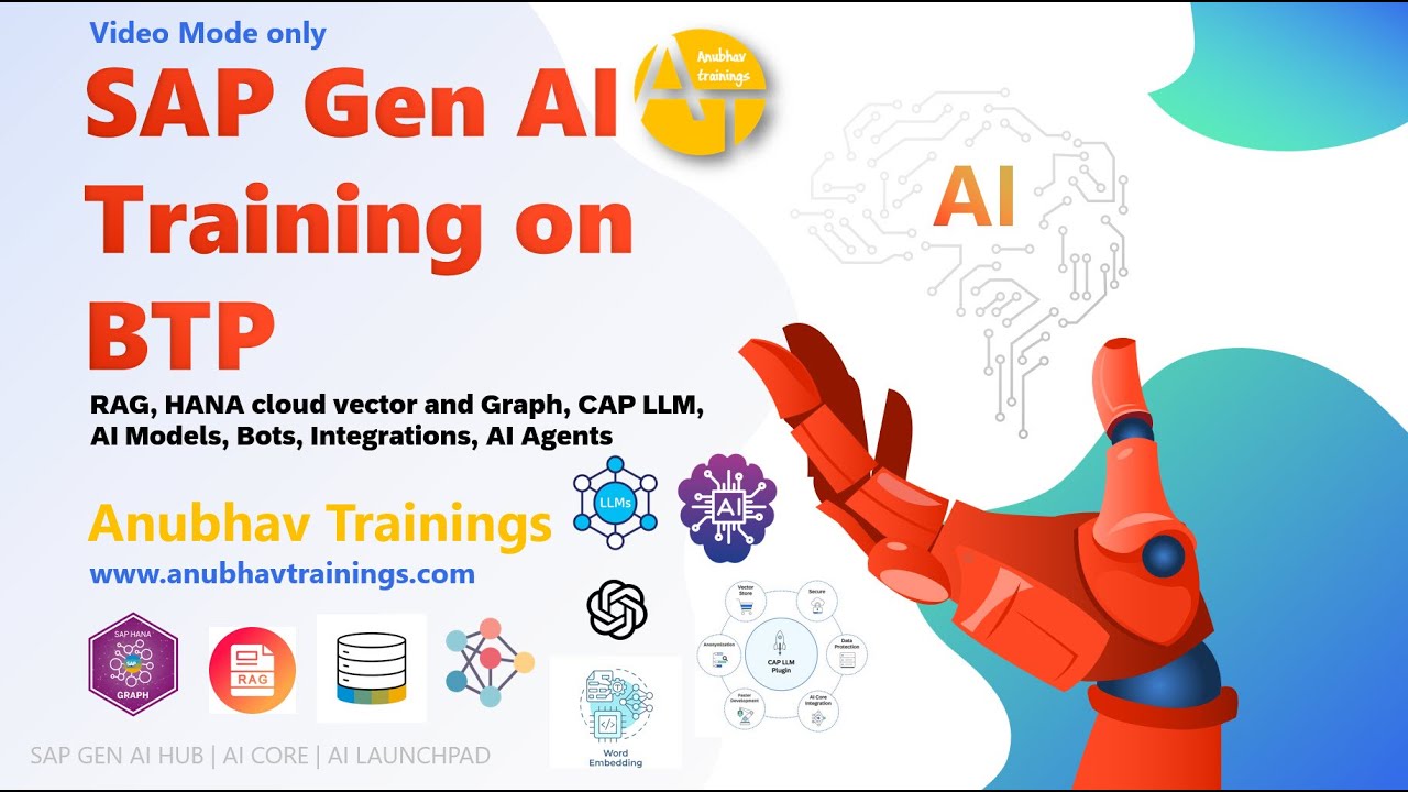 Awasthi1Vedika's tweet card. SAP Generative AI Training | BTP Generative AI HUB | RAG, Joule...