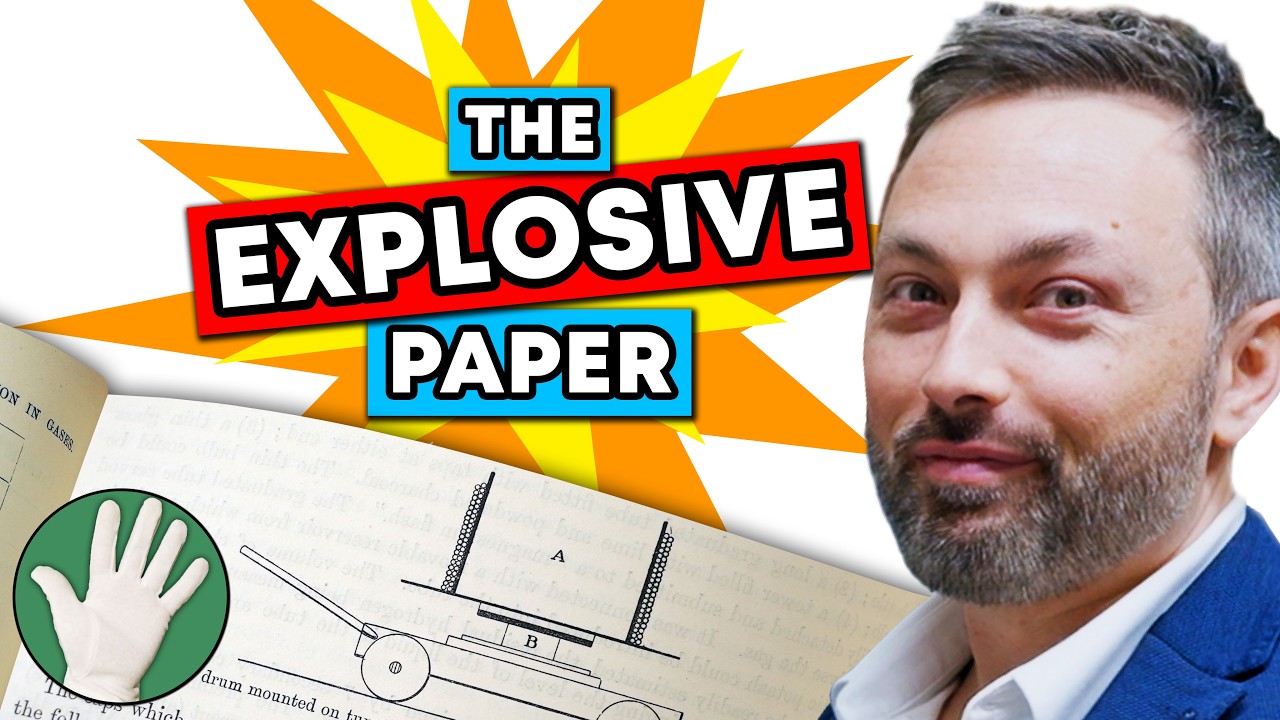 BradyHaran's tweet card. The Explosive Paper (feat. Veritasium) - Objectivity 298