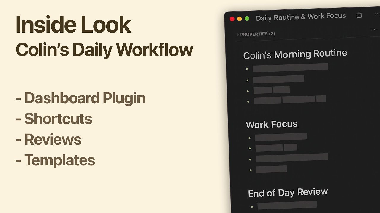 NotePlanApp's tweet card. Inside Look: Colin's Daily Workflow