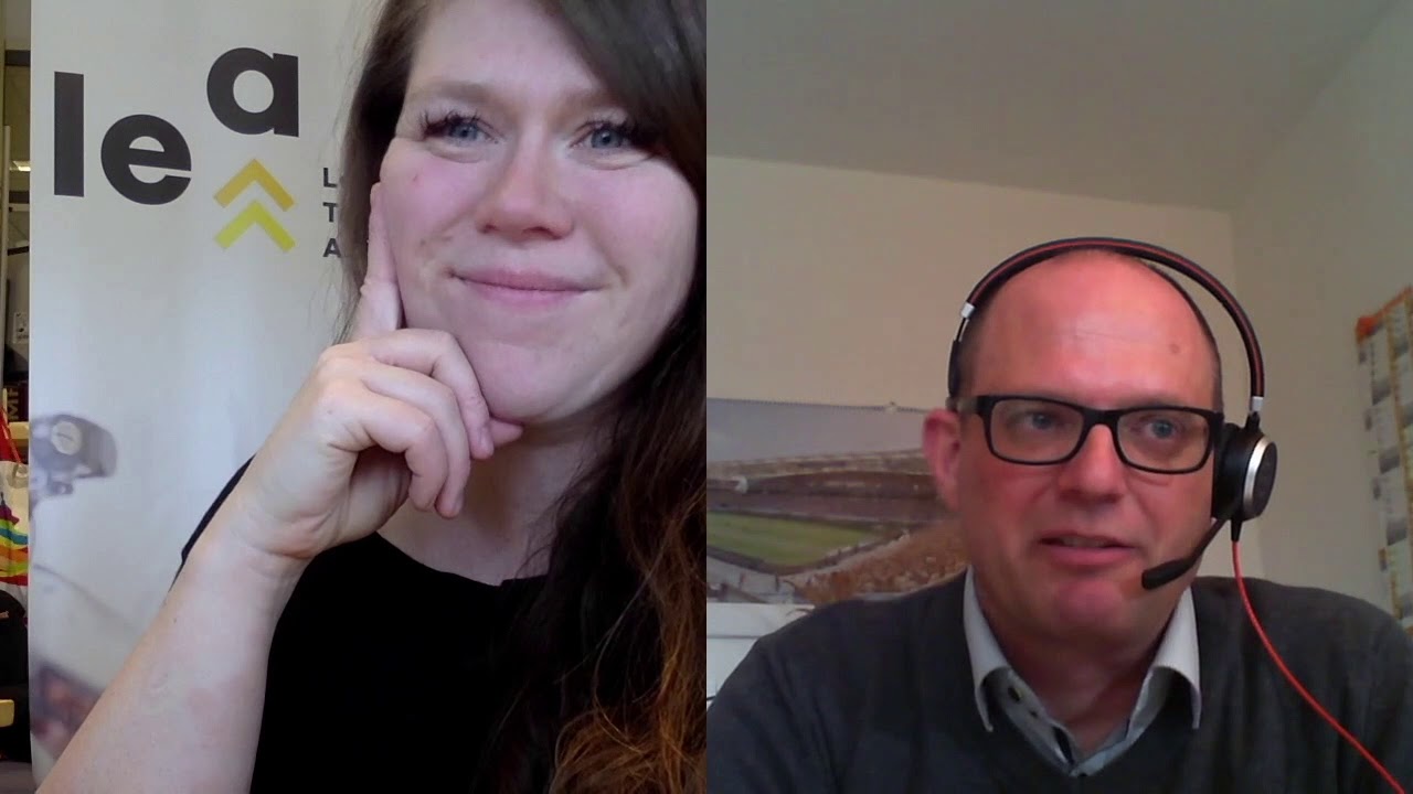 LEAaccelerator's tweet card. LEA Webinar 12: Virtual Reality Innovation by VRLab