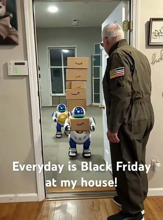 medialawmanJD's tweet card. Online Black Friday #blackfridayshopping #onlineshopping #robotdeli...