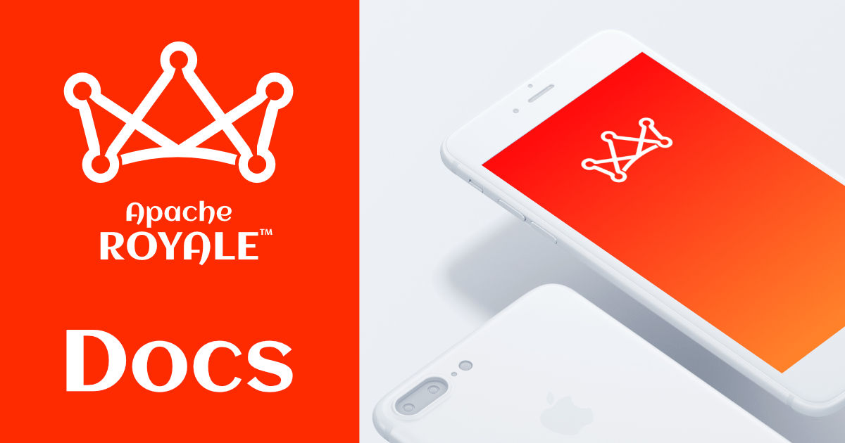 ApacheRoyale's tweet card. Presentation slides and videos about Apache Royale