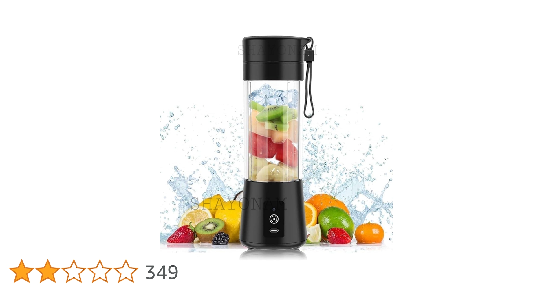 DealsinIND's tweet card. SHAYONAM Portable Blender For Smoothie And Juices