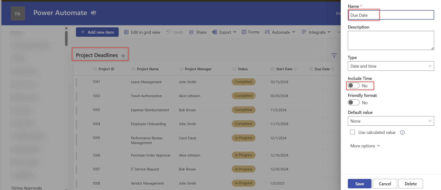 SPGuides's tweet card. Learn step by step how to disable include time option in SharePoint list Date time column using Power Automate with an example.