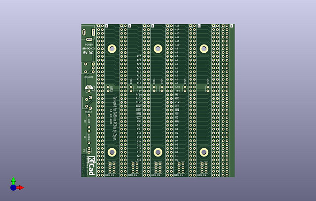 lectronz's tweet card. CA80 computer base board compliant with the RCbus standard.