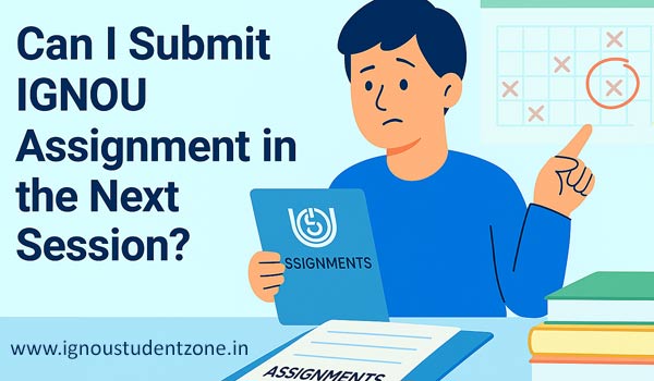 IgnouZone's tweet card. Missed the last date? Find out if you can submit your IGNOU assignment in the next session, what rules apply, and how to avoid future delays.