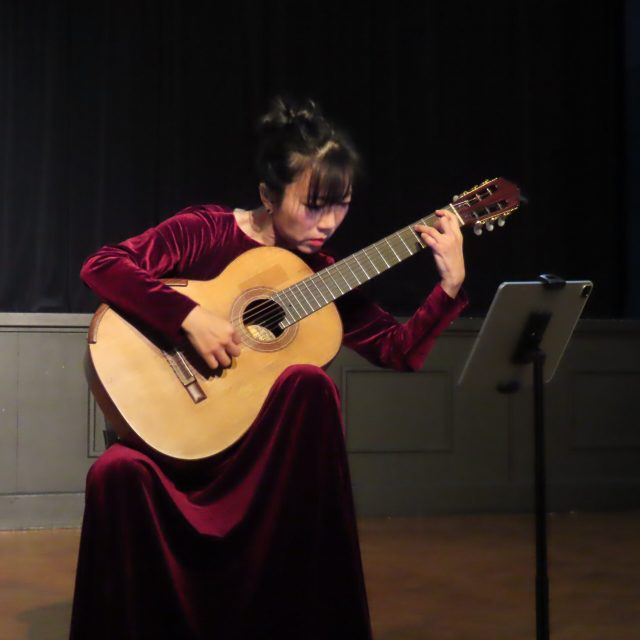 ScunthorpeCS's tweet card. Xuefei Yang8th November 2024 at 7.30pm “Absolutely fantastic concert this evening.  Mesmeric guitar playing, full of colour and texture, at times I would close my eyes and it seemed that ther…