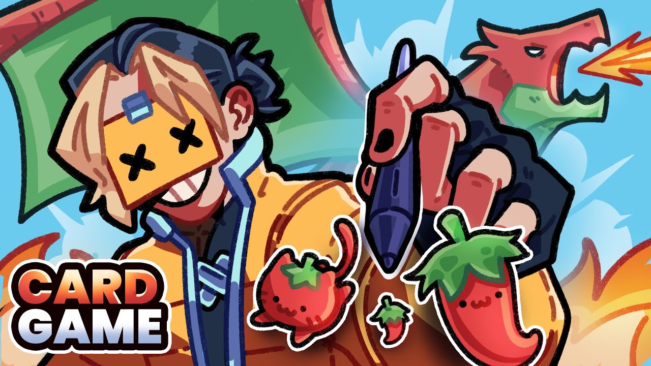 RiotKDan's tweet card. I became an Artist for a Chili Card Game