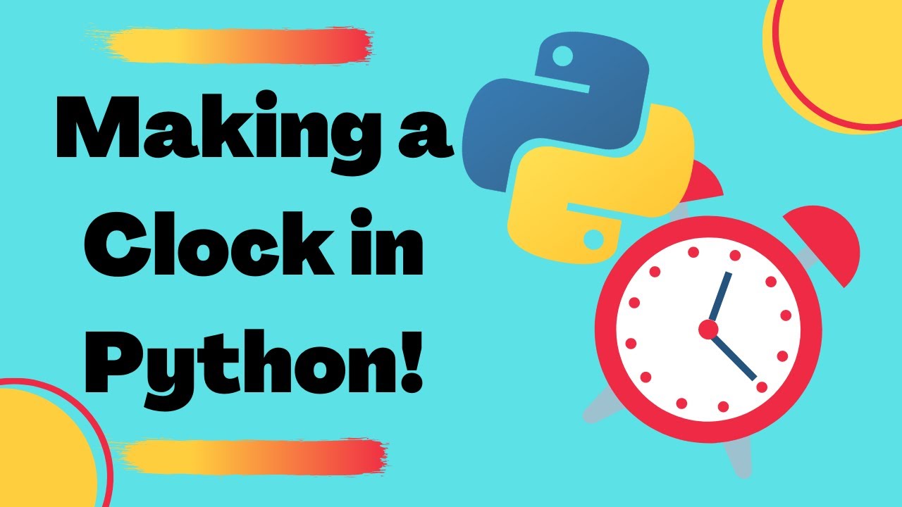 npstation2018's tweet card. How To Make A Clock using Python | Python Project Ideas