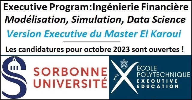 BigDataFr_'s tweet card. [Rentrée en octobre 2023] Executive Program en Ingénierie Financière !