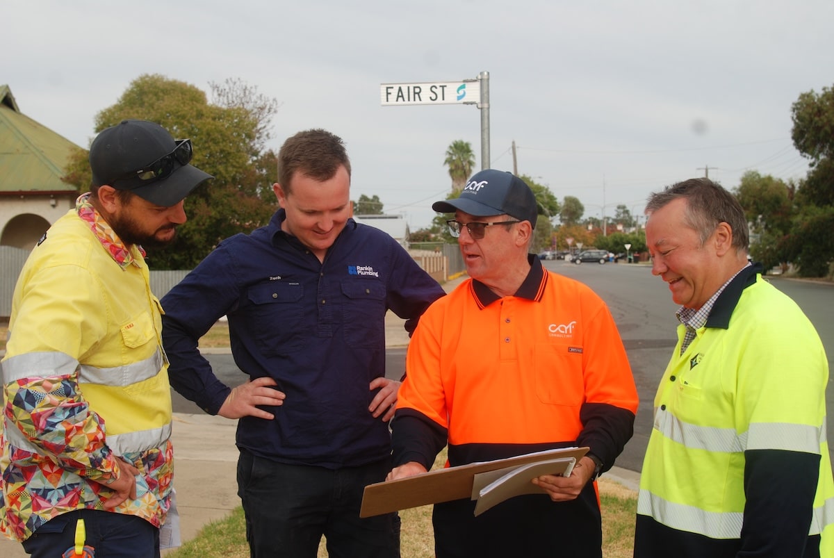 InsideWaterMag's tweet card. Goulburn Valley Water (GVW) will start a significant water pipeline replacement project along Fair Street in Shepparton on 11 March.