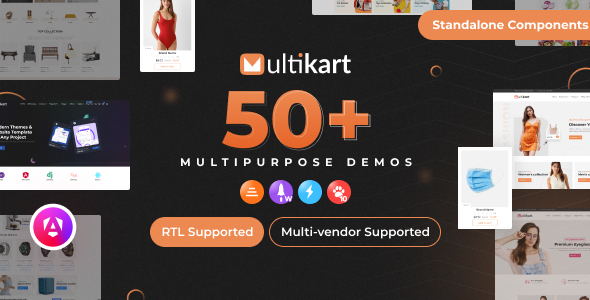 Stylelib_Themes's tweet card. Multikart – Responsive Angular 20 Ecommerce Template Note:IMPORTANT:It’s built with Angular 20 template with admin design template no dynamic backend only static design template and It’s not an Reg...