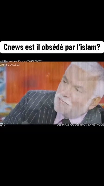 patkestrels's tweet card. Cnews est-il obsédé par l’islam ? #cnews #praud #islam #information