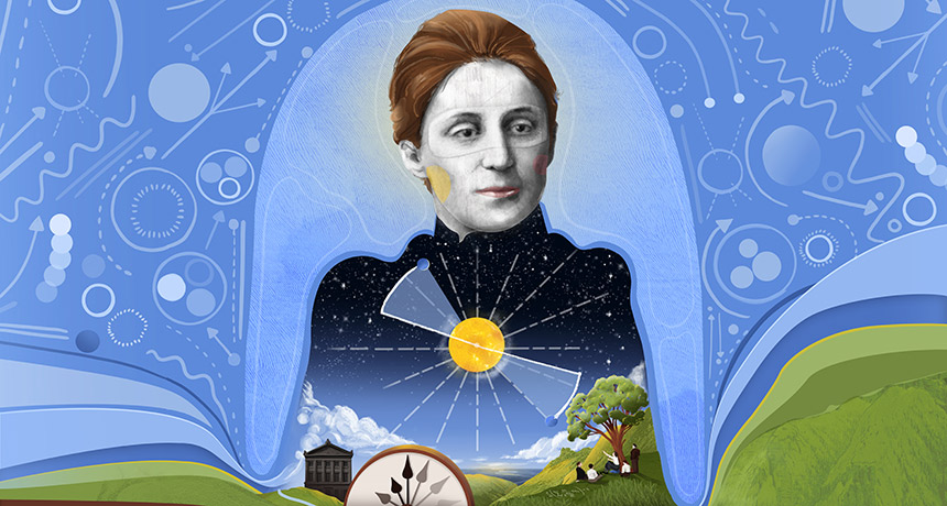 ScienceNews's tweet card. A century after she published a groundbreaking mathematical theory, Emmy Noether gets her due.
