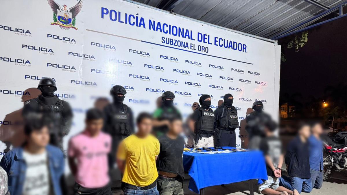 Primicias's tweet card. Los sospechosos estarían vinculados al grupo delictivo Los Lobos Espejo, según las investigaciones de la Policía. Entre los detenidos hay un menor de edad.