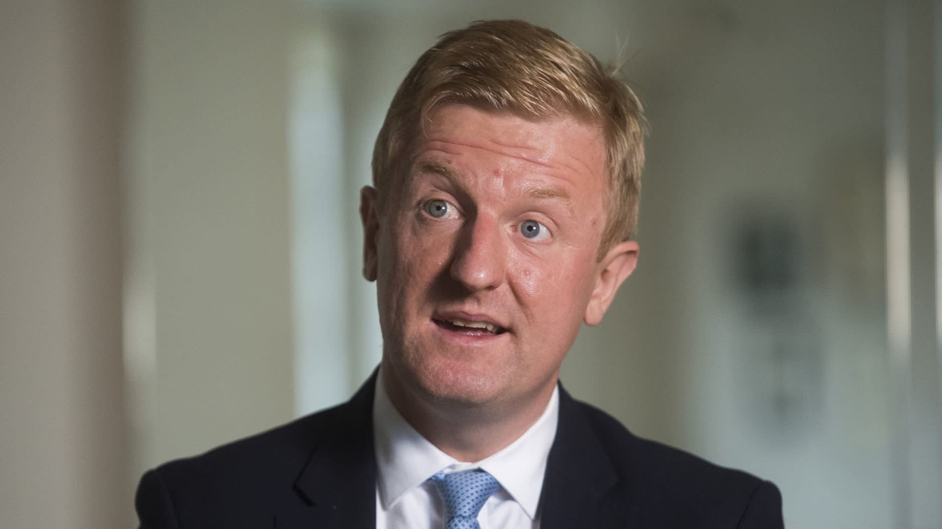 TheCyberSecHub's tweet card. Oliver Dowden appeals to businesses to be prepared to defend themselves against groups that show little restraint