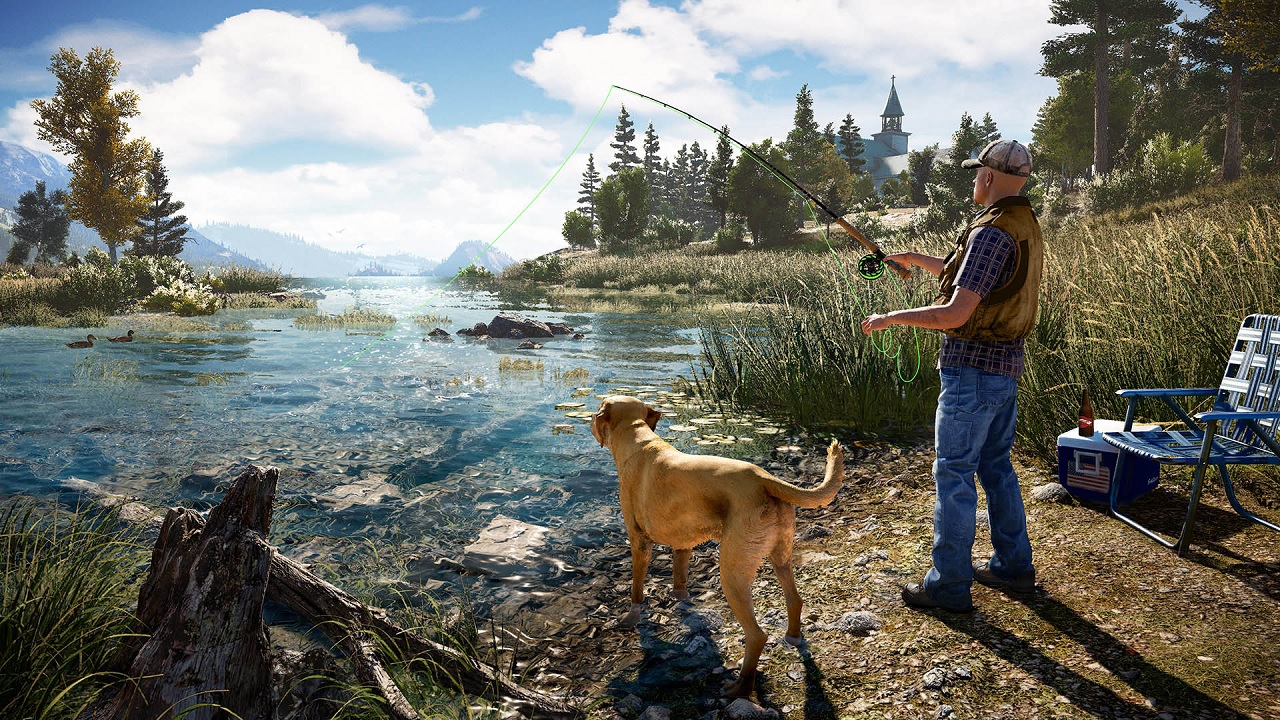 vgrdotcom's tweet card. A German branch of animal rights group PETA has openly condemned Far Cry 5 for the inclusion of fishing in Ubisoft's open-world game.