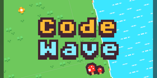 cassidoo's tweet card. Collect the letters and cross the waves to your goal! Play in your browser