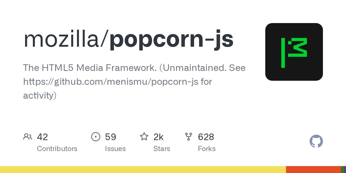 popcornjs's tweet card. The HTML5 Media Framework. (Unmaintained. See https://github.com/menismu/popcorn-js for activity) - mozilla/popcorn-js