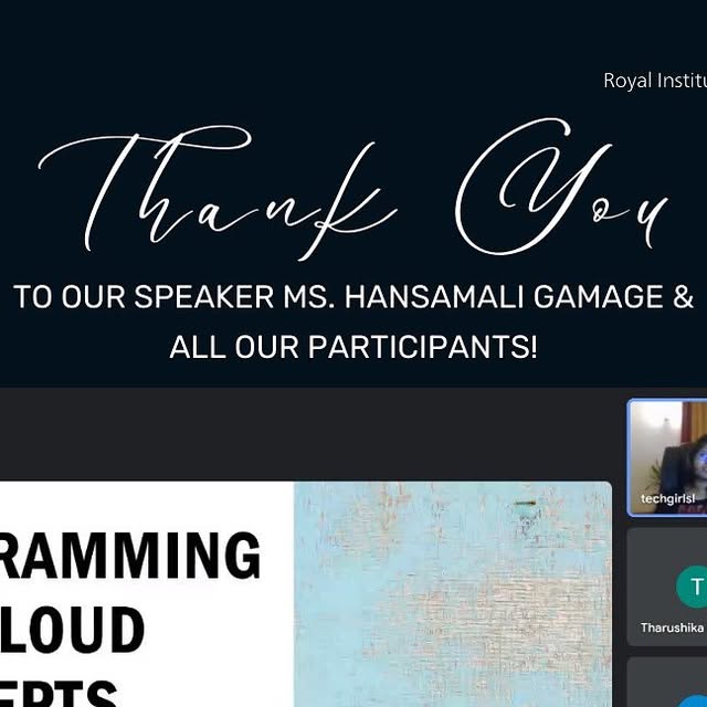 HansamaliGamage's tweet card. RAC Royal Institute of Colombo (@rotaractric) • Instagram photo