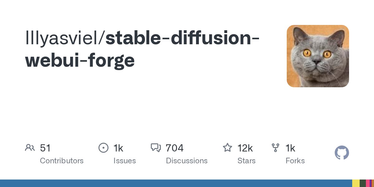 lvminzhang's tweet card. Contribute to lllyasviel/stable-diffusion-webui-forge development by creating an account on GitHub.