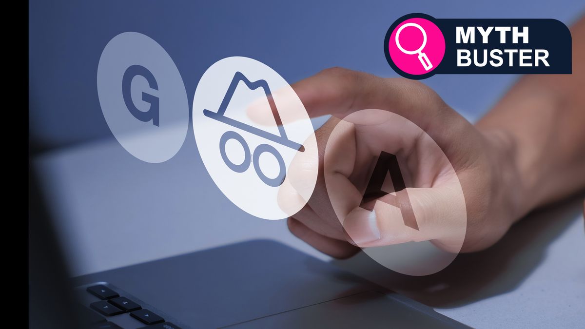 techhelpkb's tweet card. Incognito Mode doesn’t mean you’re invisible online