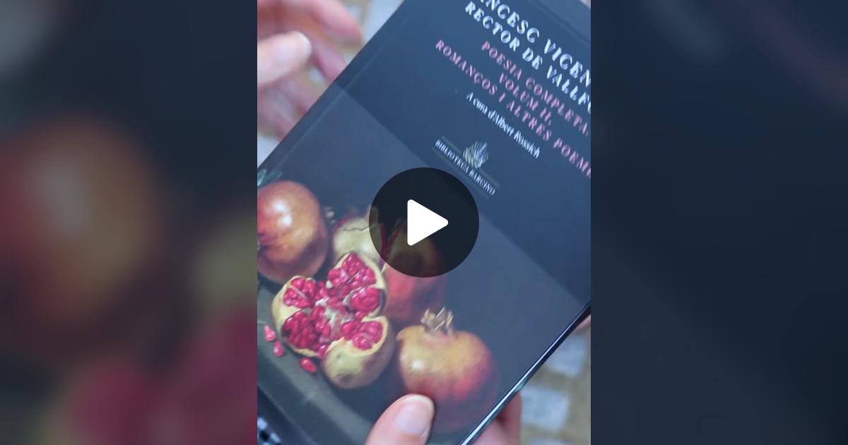 museudelbarroc's tweet card. Check out Museu del Barroc de Catalunya’s video.