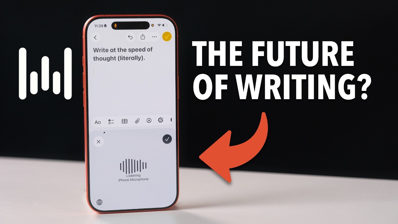 bettercreating's tweet card. Typing Is Dead: Try This Instead. The Missing Apple App!